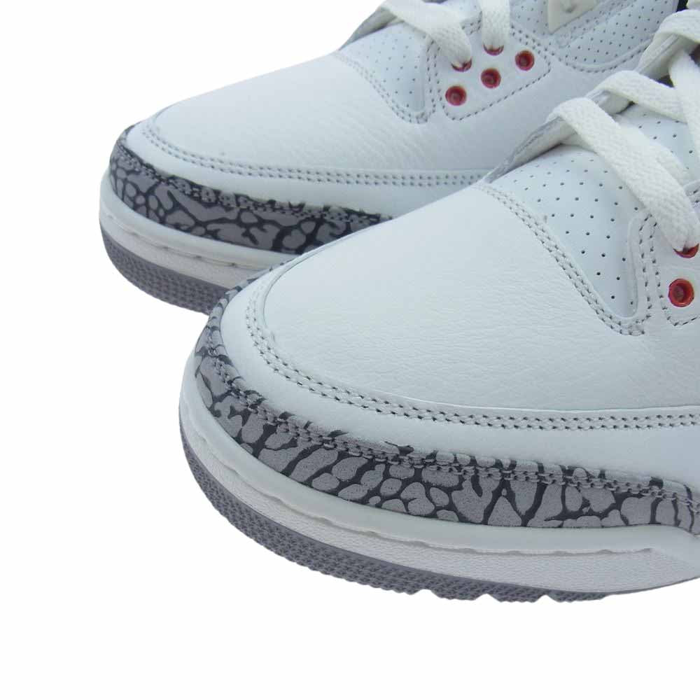 NIKE AIR JORDAN ナイキ ジョーダン DN3707-100  3 RETRO WHITE CEMENT REIMAGINED レトロ ホワイトセメント リイマジンド スニーカー ホワイト系 28cm【新古品】【未使用】【中古】