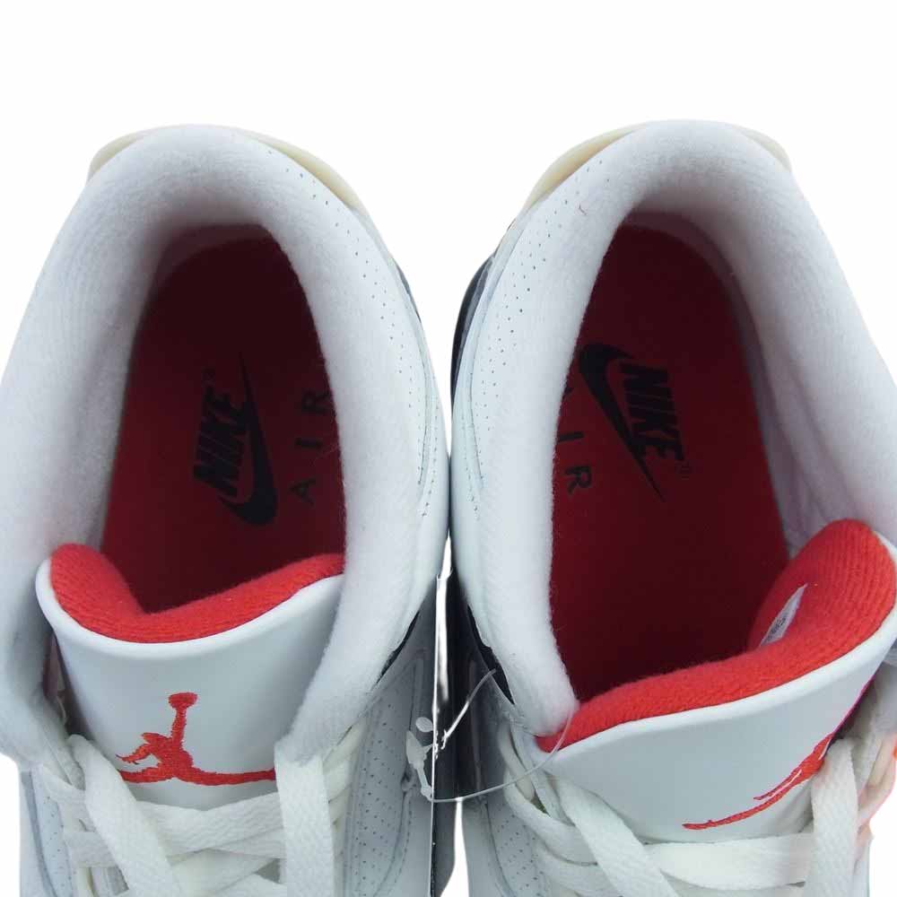 NIKE AIR JORDAN ナイキ ジョーダン DN3707-100  3 RETRO WHITE CEMENT REIMAGINED レトロ ホワイトセメント リイマジンド スニーカー ホワイト系 28cm【新古品】【未使用】【中古】