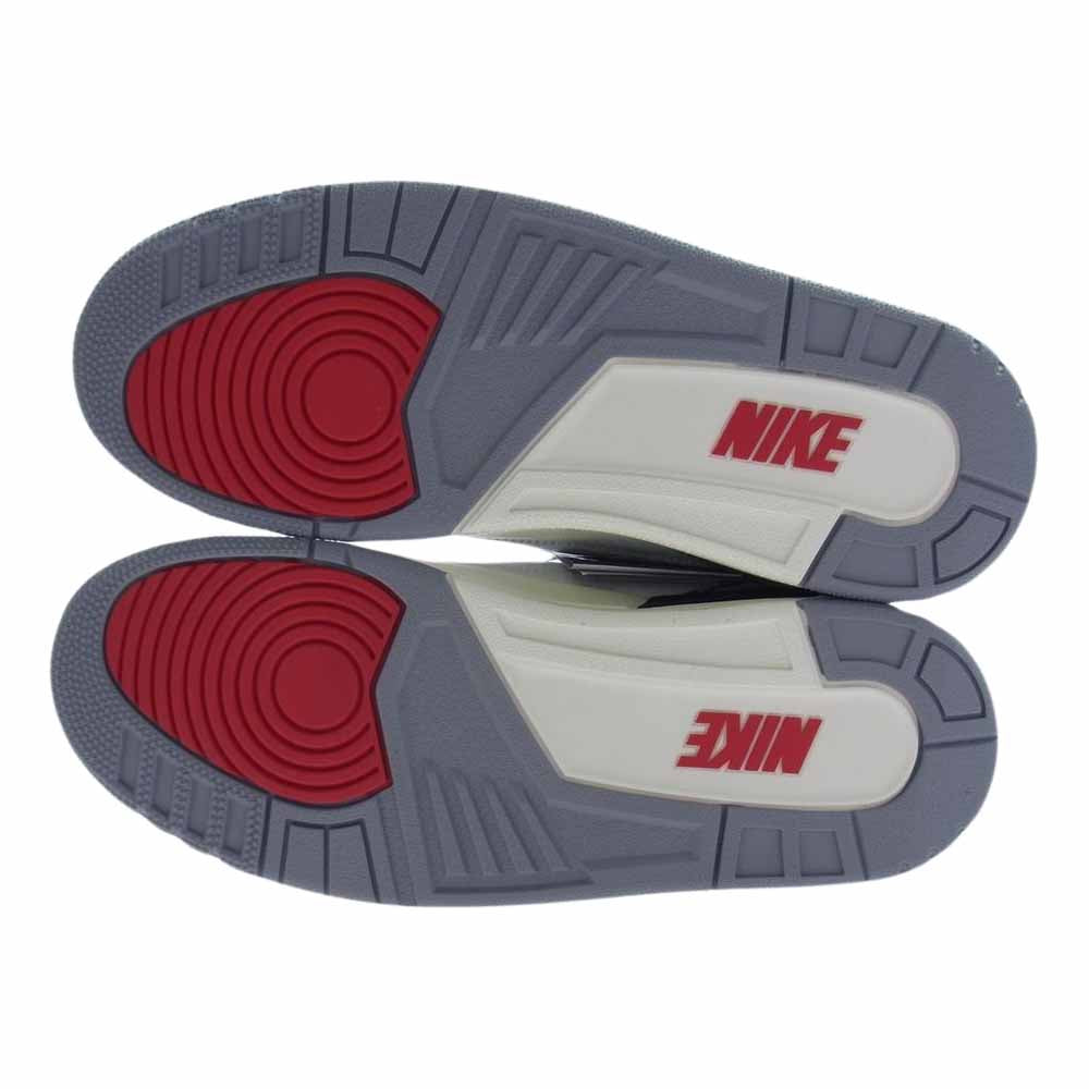 NIKE AIR JORDAN ナイキ ジョーダン DN3707-100  3 RETRO WHITE CEMENT REIMAGINED レトロ ホワイトセメント リイマジンド スニーカー ホワイト系 28cm【新古品】【未使用】【中古】