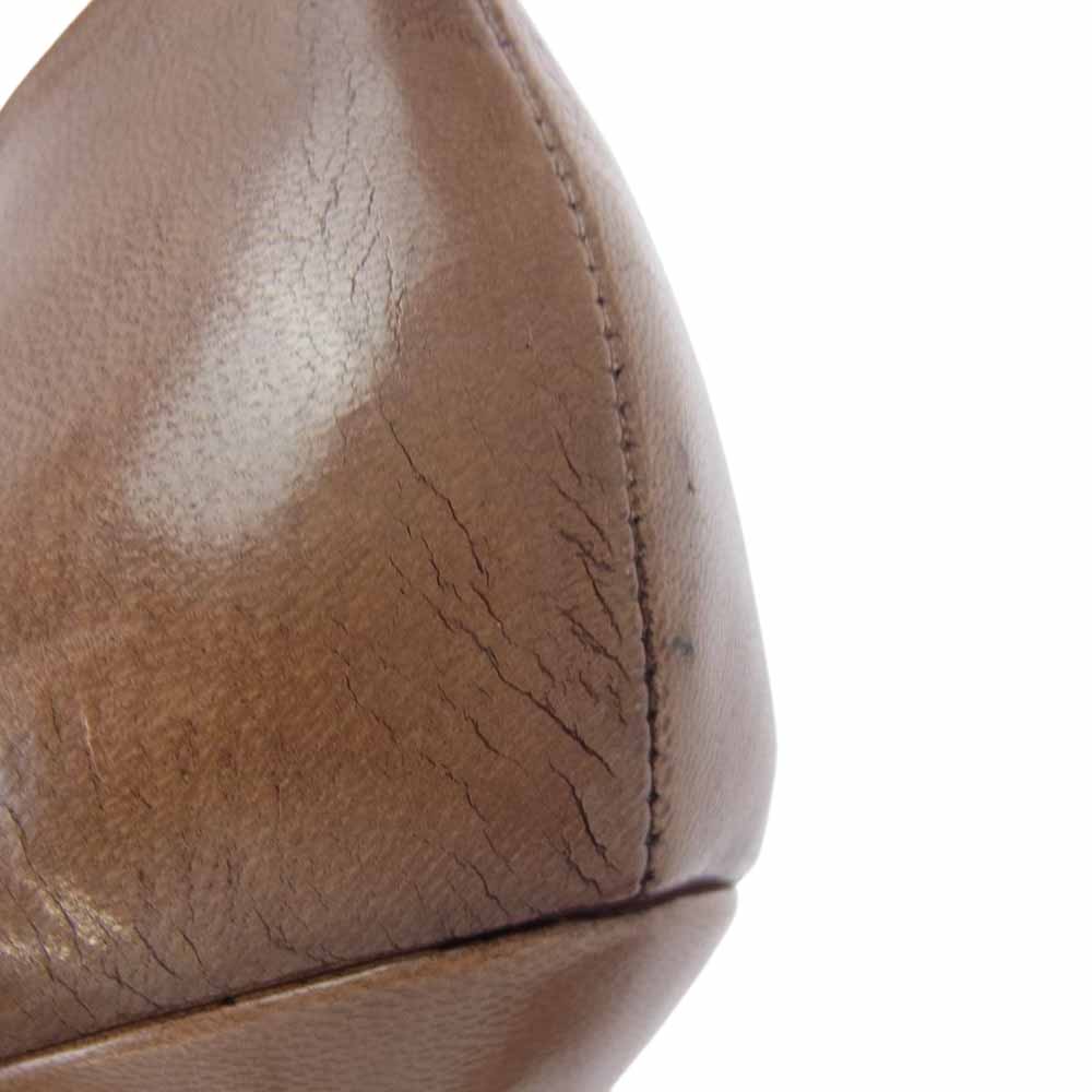 PRADA プラダ ストラップ ハイヒール ブラウン系 38【中古】