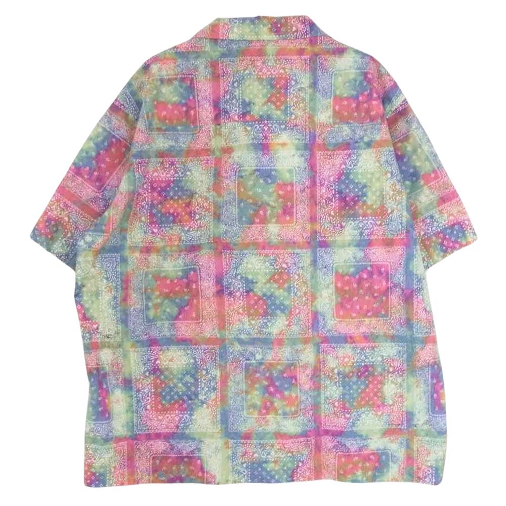 ROTTWEILER ロットワイラー 21SS DYED BANDANA S/S SHIRTS タイダイ染め バンダナ 半袖 シャツ マルチカラー系 L【中古】