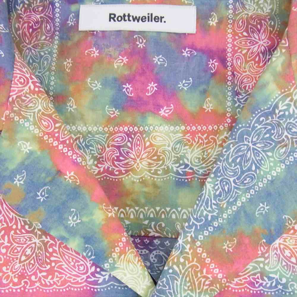ROTTWEILER ロットワイラー 21SS DYED BANDANA S/S SHIRTS タイダイ染め バンダナ 半袖 シャツ マルチカラー系 L【中古】