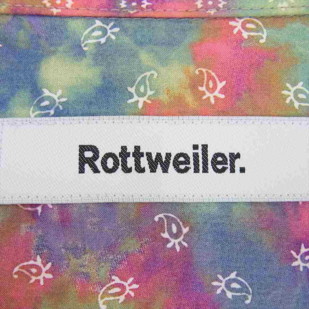 ROTTWEILER ロットワイラー 21SS DYED BANDANA S/S SHIRTS タイダイ染め バンダナ 半袖 シャツ マルチカラー系 L【中古】