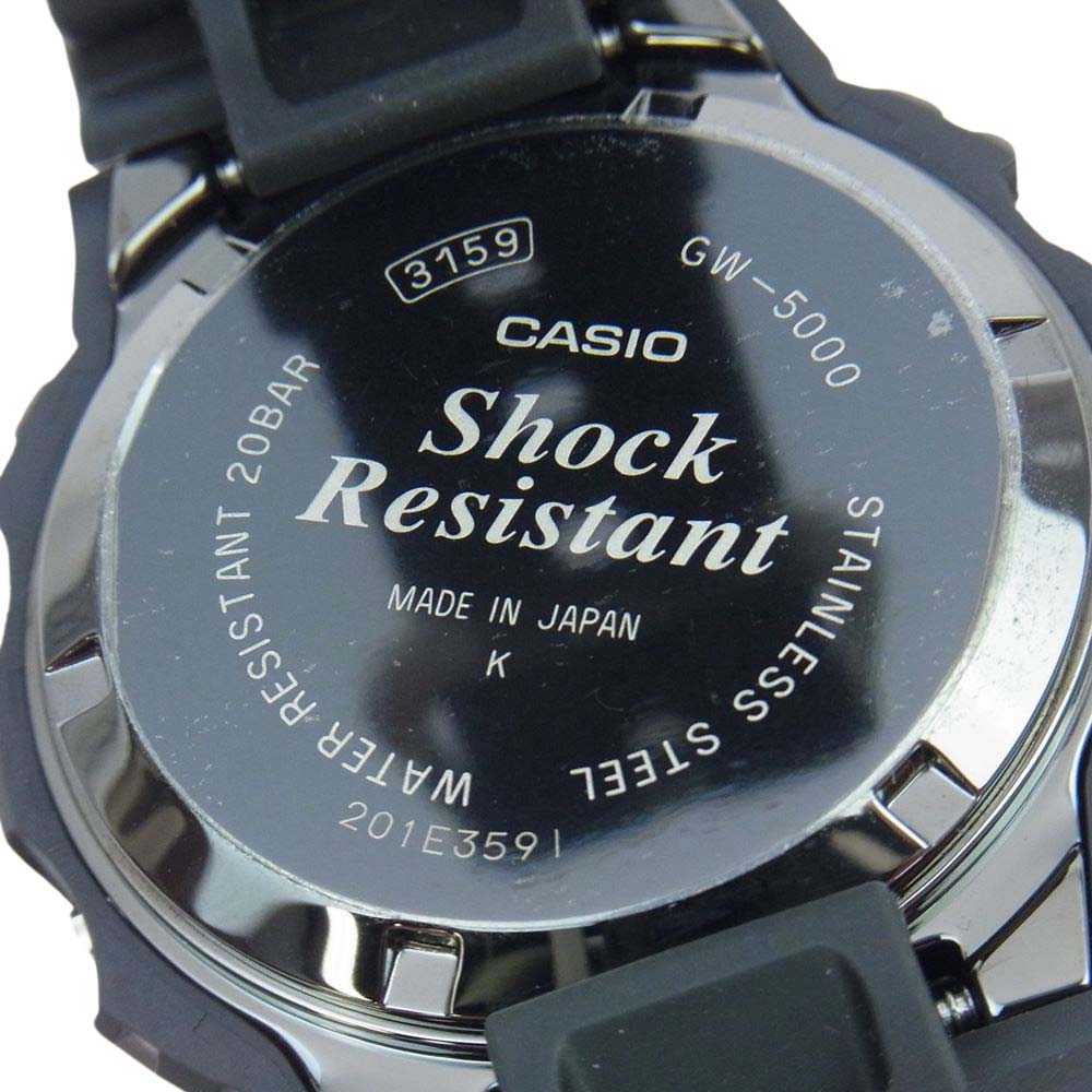 G-SHOCK ジーショック GW-5000 5000 SERIES GW-5000-1JF タフソーラー 時計 ブラック系【極上美品】【中古】
