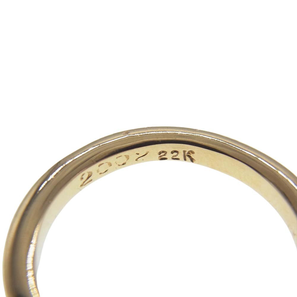 CHROME HEARTS クロムハーツ（原本有） 22K NTFL リング ゴールド系 17号【中古】