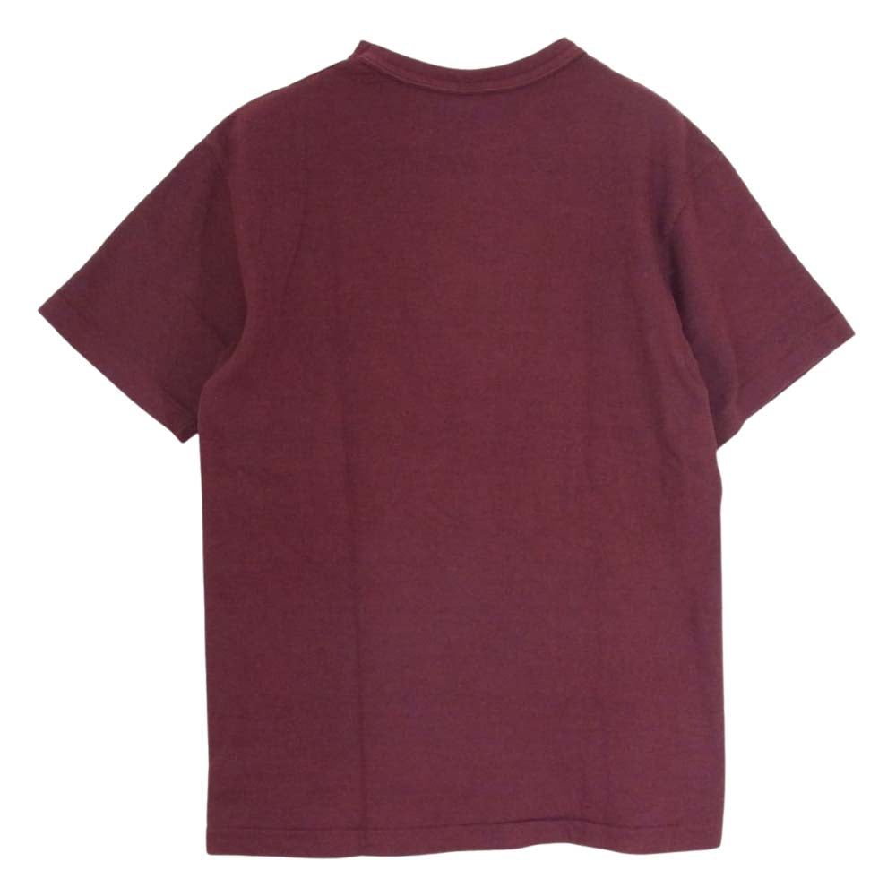 WAREHOUSE ウエアハウス フロッキー プリント Tシャツ エンジ系 S【中古】