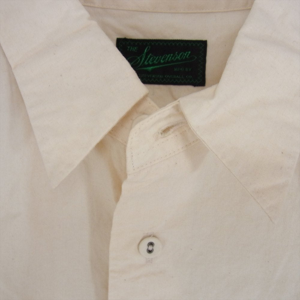 Stevenson Overall Co. スティーブンソンオーバーオール ロングスリーブ 長袖 シャツ オフホワイト系 S【中古】