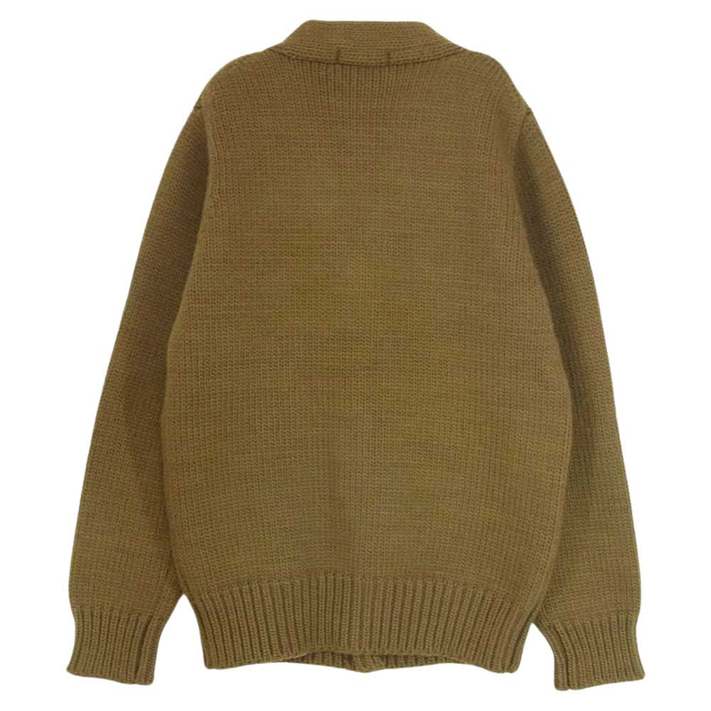 Stevenson Overall Co. スティーブンソンオーバーオール Vネック ボタン カーディガン カーキ系 S【中古】