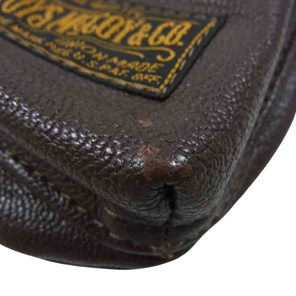 TOY'S McCOY トイズマッコイ LEATHER HELMET BAG MINI レザー ヘルメット バッグ ミニ ショルダー ブラウン系【中古】