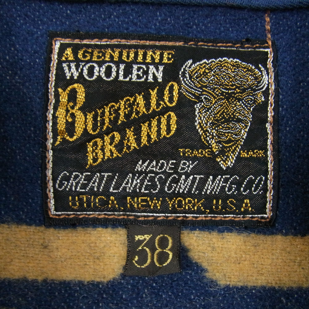 FREEWHEELERS フリーホイーラーズ SADDLEROCK VEST サドルロック ベスト ネイティブ柄 ネイビー系 38【中古】