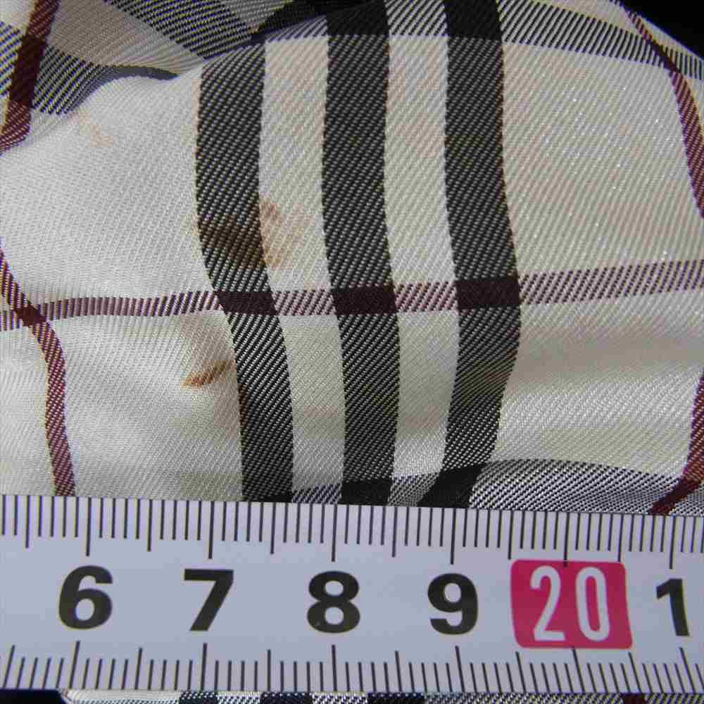 BURBERRY BLACK LABEL バーバリーブラックレーベル ベロア メタルボタン Pコート ピーコート ブラック系 L【中古】