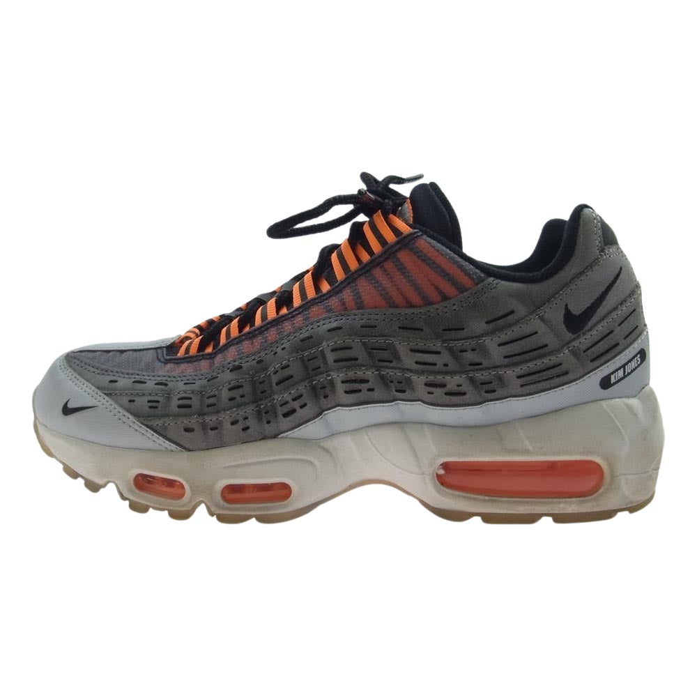 NIKE ナイキ DD1871-001  KIM JONES AIR MAX 95 キムジョーンズ  エアマックス スニーカー グレー系 オレンジ系 24.5cm【中古】
