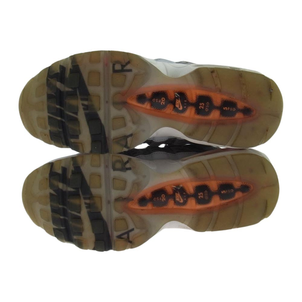 NIKE ナイキ DD1871-001  KIM JONES AIR MAX 95 キムジョーンズ  エアマックス スニーカー グレー系 オレンジ系 24.5cm【中古】