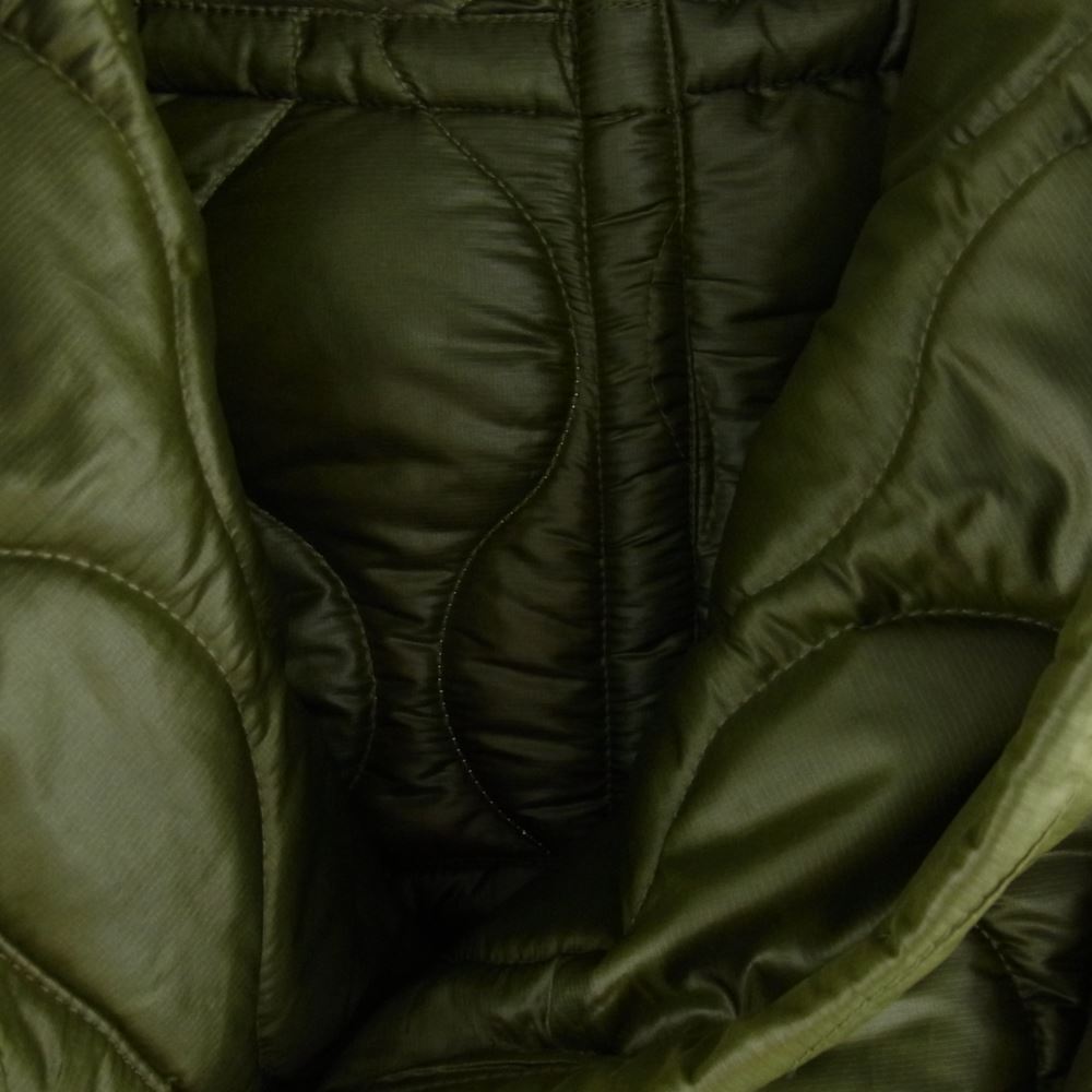 ジュンミカミ Quilted Coat キルティング ロング コート カーキ系【中古】