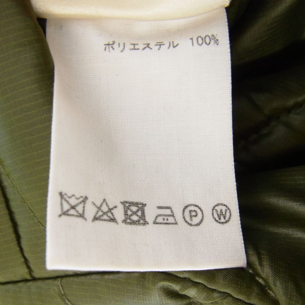 ジュンミカミ Quilted Coat キルティング ロング コート カーキ系【中古】