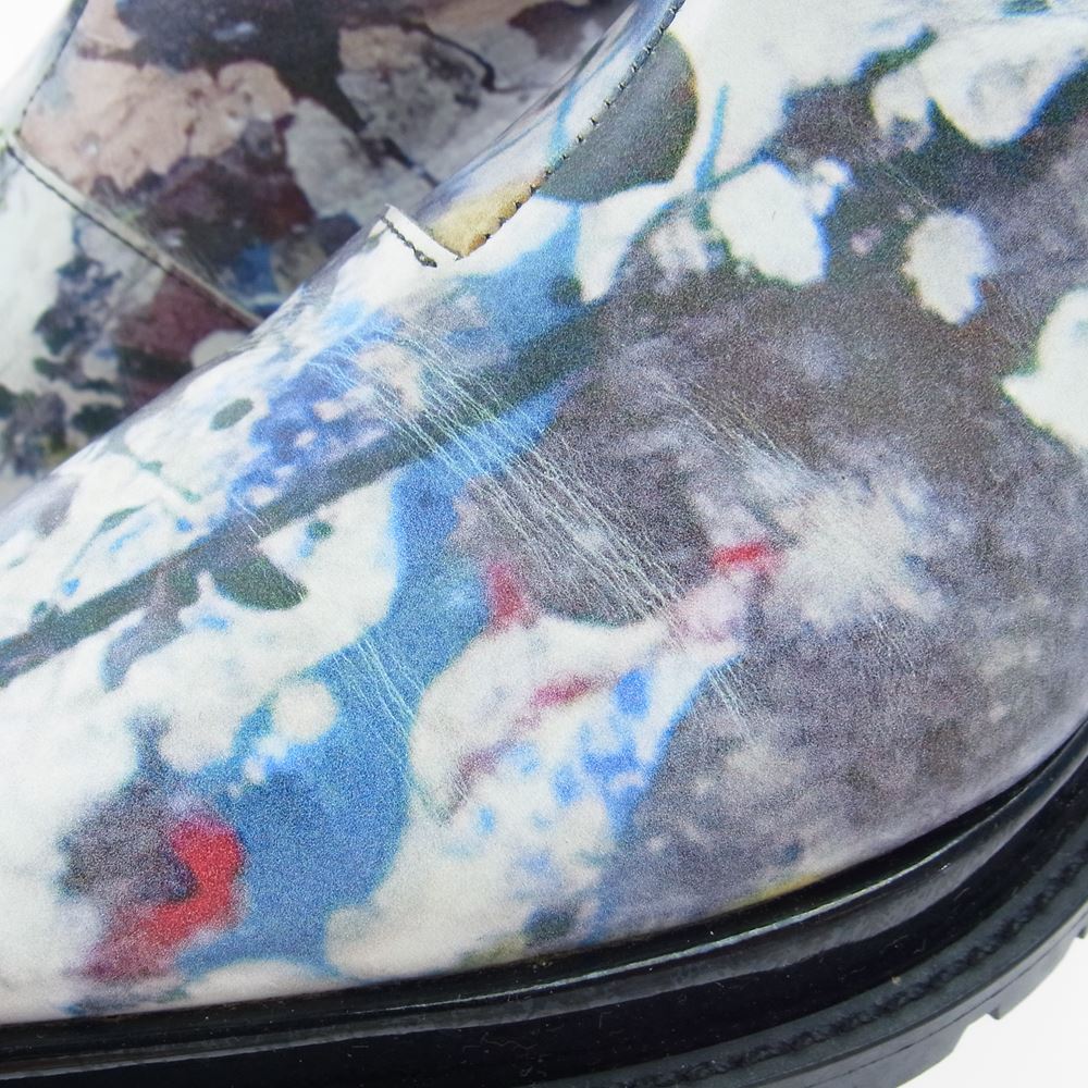 Sacai サカイ 19AW 19-04789 Jackson Pollock Studio ジャクソン ポロック 総柄 プリント サイドゴアブーツ ブラック系 マルチカラー系 COL.926 38【美品】【中古】