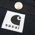 Sacai サカイ 23AW 23-0559S Carhartt WIP Pocket Bag カーハート ウェスト バッグ ブラック系 38【極上美品】【中古】