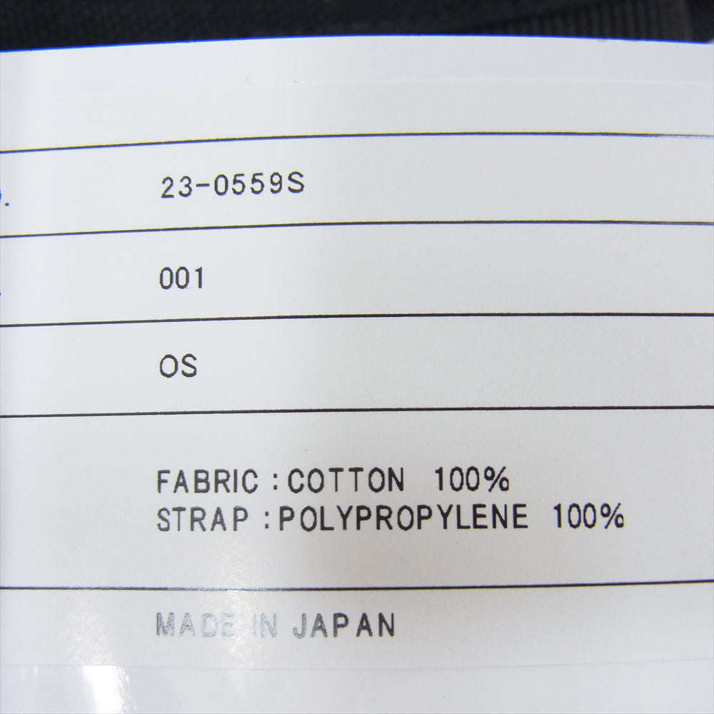 Sacai サカイ 23AW 23-0559S Carhartt WIP Pocket Bag カーハート ウェスト バッグ ブラック系 38【極上美品】【中古】