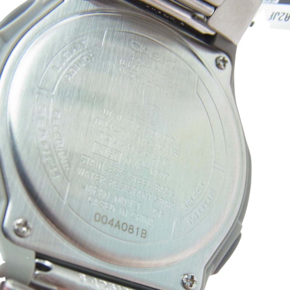 G-SHOCK ジーショック WVA-M600 wave ceptor ウェーブセプター ソーラー ウォッチ 腕時計 ブラック シルバー系【極上美品】【中古】