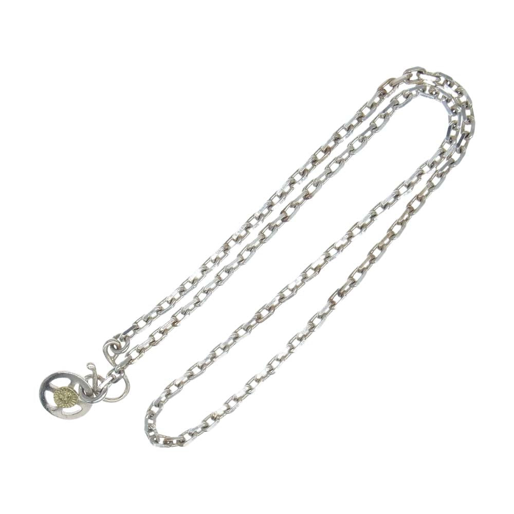 WINGROCK ウィングロック 18K 金メタル付き メディスンホイール チェーン シルバー系【中古】