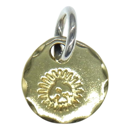 WINGROCK ウィングロック 18K 全金メタル タタキ ペンダントトップ ゴールド系【中古】