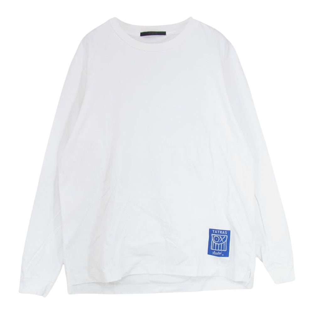 TATRAS タトラス MTAS22A8232-M Andre Saraiva MILIK バックプリント 長袖Tシャツ ホワイト系 M【中古】