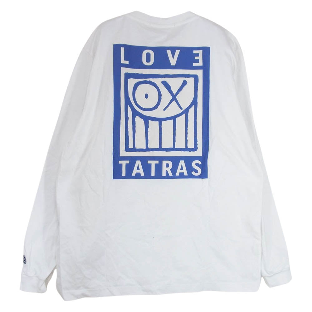 TATRAS タトラス MTAS22A8232-M Andre Saraiva MILIK バックプリント 長袖Tシャツ ホワイト系 M【中古】