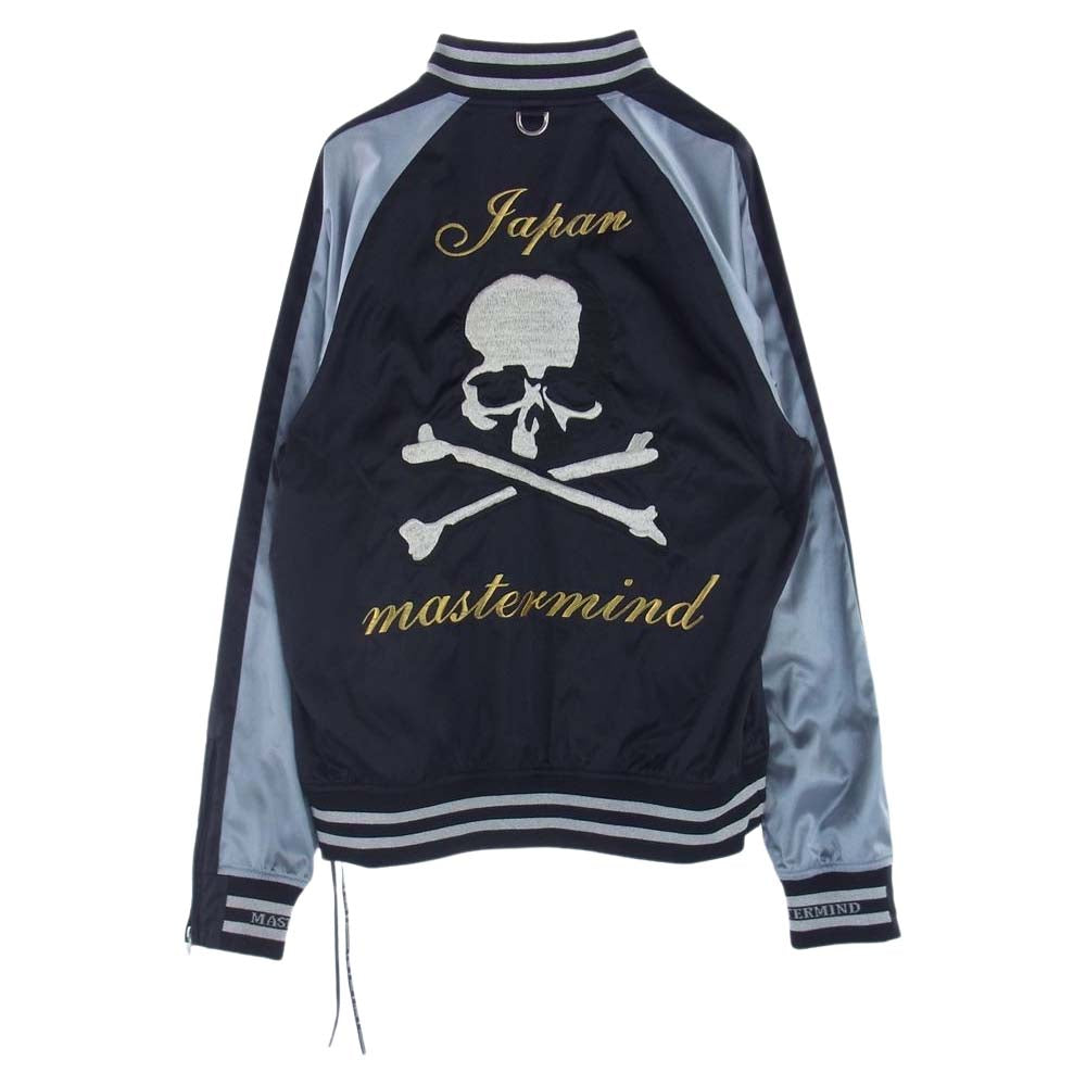 mastermind JAPAN マスターマインドジャパン 20SS MJ20E04-BL018-500 Souvenir Jacket バックスカル刺繍 スーベニアジャケット スカジャン ブラック系 シルバー系 M【美品】【中古】