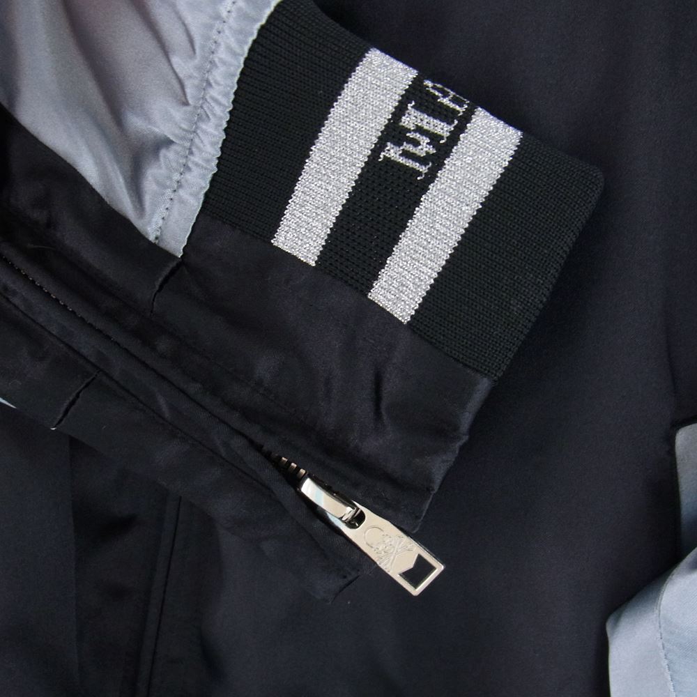 mastermind JAPAN マスターマインドジャパン 20SS MJ20E04-BL018-500 Souvenir Jacket バックスカル刺繍 スーベニアジャケット スカジャン ブラック系 シルバー系 M【美品】【中古】