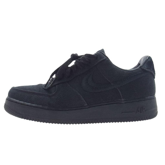 NIKE ナイキ CZ9084-001 Air Force 1 Low Triple Black Stussy ステューシー エアフォースワン ローカット スニーカー    ブラック系 27cm【中古】
