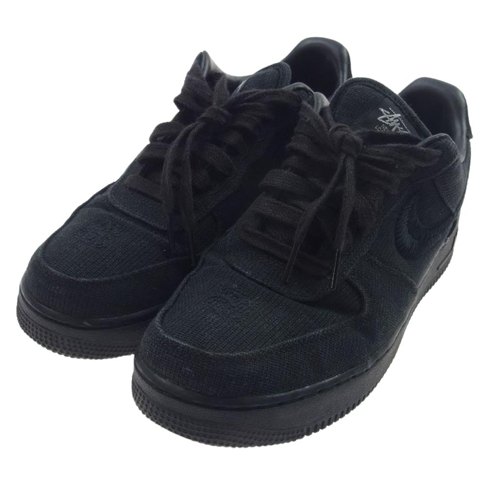 NIKE ナイキ CZ9084-001 Air Force 1 Low Triple Black Stussy ステューシー エアフォースワン ローカット スニーカー    ブラック系 27cm【中古】
