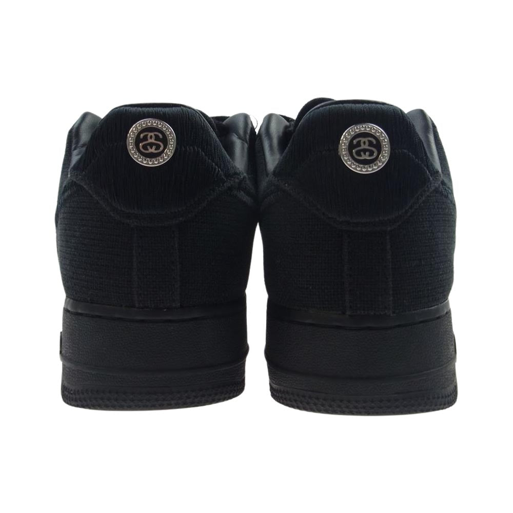 NIKE ナイキ CZ9084-001 Air Force 1 Low Triple Black Stussy ステューシー エアフォースワン ローカット スニーカー    ブラック系 27cm【中古】