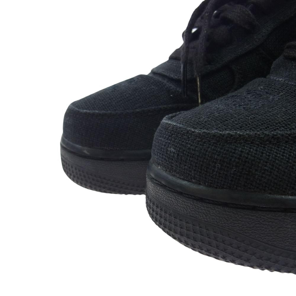 NIKE ナイキ CZ9084-001 Air Force 1 Low Triple Black Stussy ステューシー エアフォースワン ローカット スニーカー    ブラック系 27cm【中古】