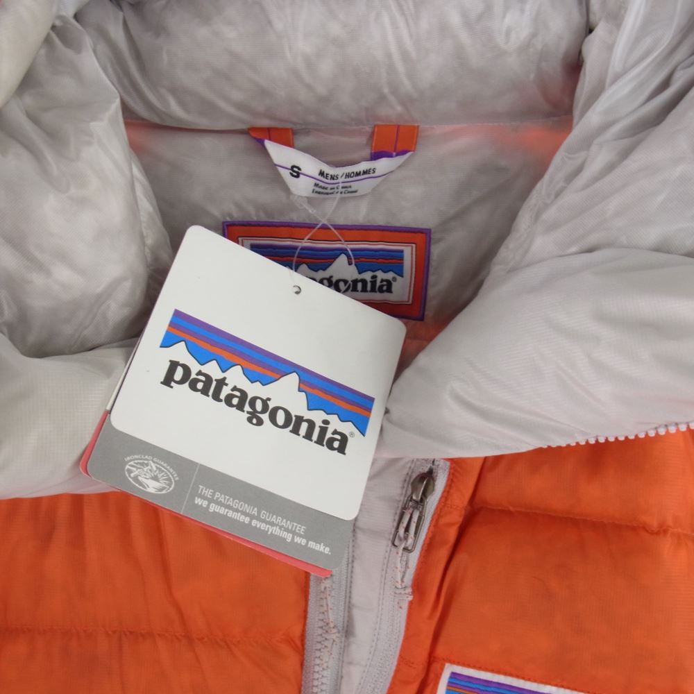 patagonia パタゴニア 13AW 84645 世界1000着限定 13年製 ENCAPSIL DOWN BELAY PARKA エンカプシル ダウン ビレイ パーカ ダウンジャケット オレンジ系 S【中古】