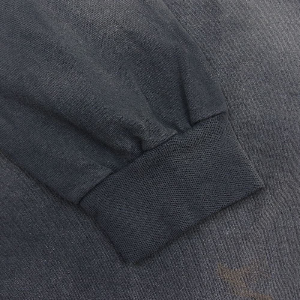 SAINT MICHAEL セントマイケル 23AW SM-A23-0000-012 DREAM WAR LS TEE ヴィンテージ加工 ロングスリーブ 長袖Ｔシャツ  チャコール系 XXL【美品】【中古】