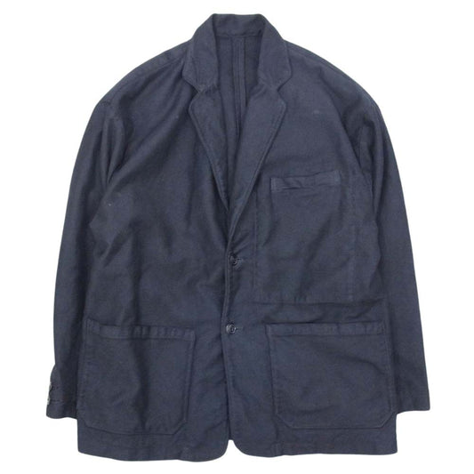 PORTER CLASSIC ポータークラシック 22AW MOLESKIN CLASSIC JACKET モールスキン クラシック 2B ジャケット ブラック系 L【中古】