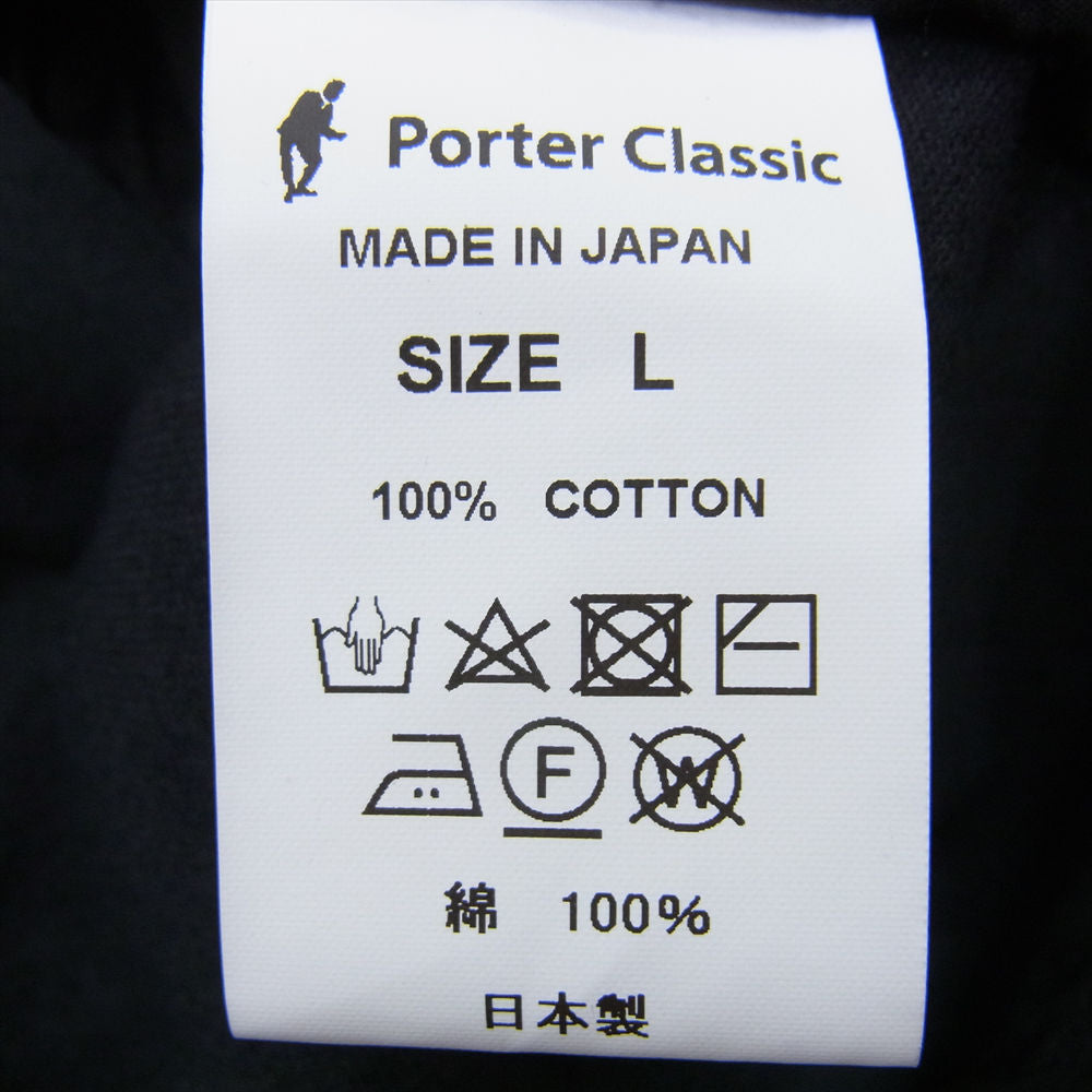 PORTER CLASSIC ポータークラシック 22AW MOLESKIN CLASSIC JACKET モールスキン クラシック 2B ジャケット ブラック系 L【中古】