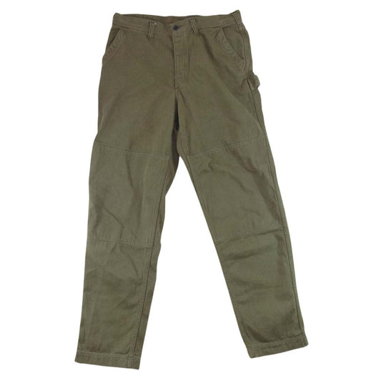 FREEWHEELERS フリーホイーラーズ UNION SPECIAL OVERALLS GREASE MONKEY グリースモンキー ダブルニーペインターパンツ カーキ系 34【中古】