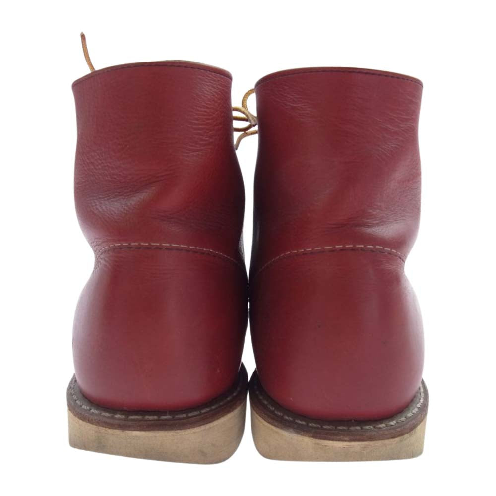 RED WING レッドウィング BEAMS別注 半円犬タグ アイリッシュセッター ブーツ 赤茶色系 9インチ【中古】