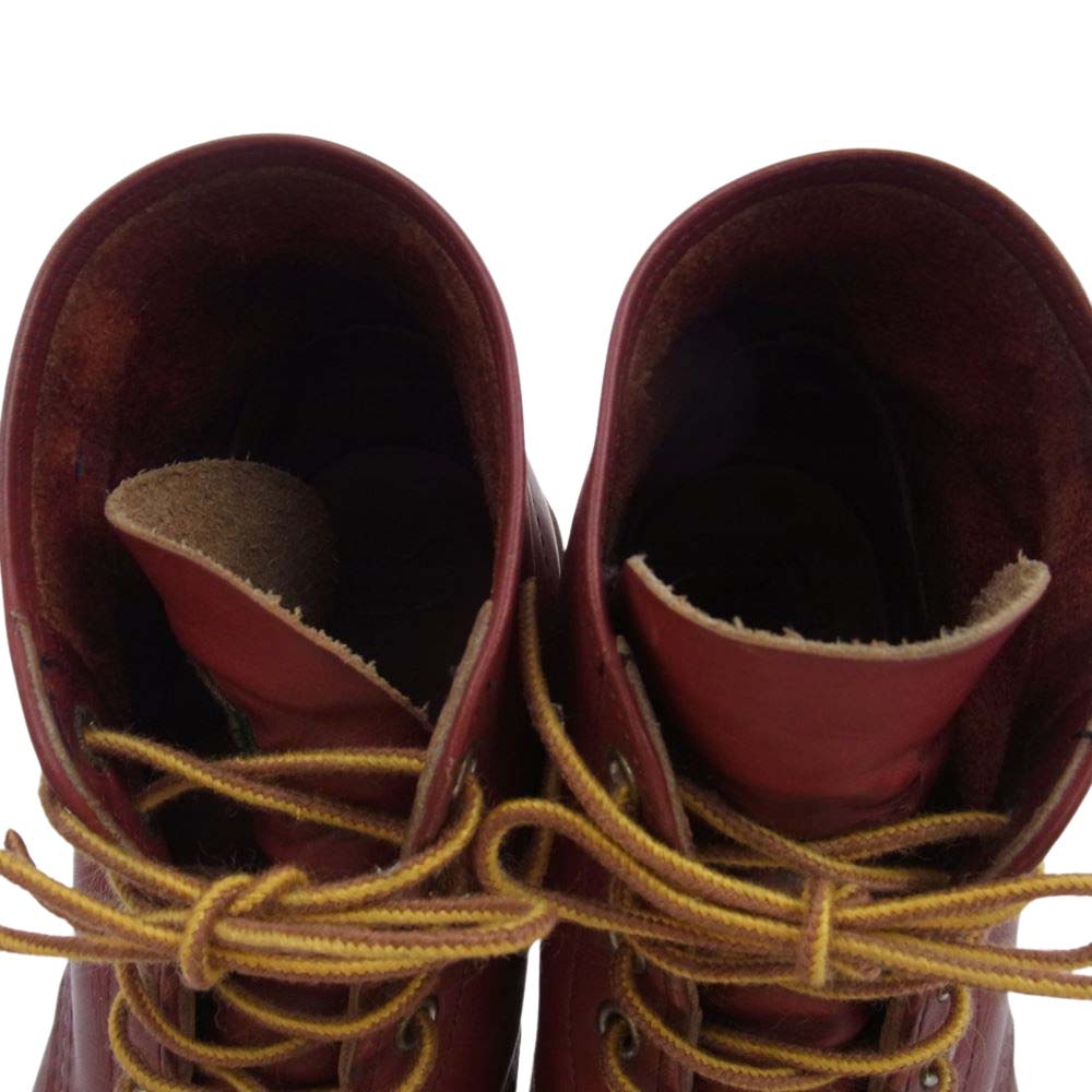 RED WING レッドウィング BEAMS別注 半円犬タグ アイリッシュセッター ブーツ 赤茶色系 9インチ【中古】