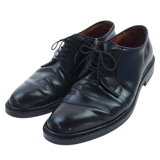 ALDEN オールデン 9901 コードバン 外羽根 プレーントゥ シューズ ブラック系 9D【中古】