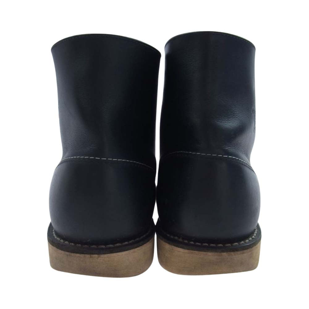 RED WING レッドウィング 8165 6 CLASSIC ROUND クラシックラウンドトゥ ワークブーツ ブラック系 US 9.5 D【中古】