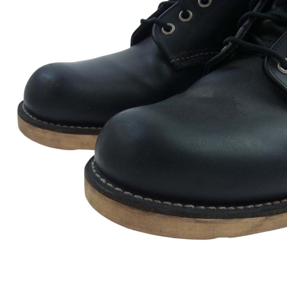 RED WING レッドウィング 8165 6 CLASSIC ROUND クラシックラウンドトゥ ワークブーツ ブラック系 US 9.5 D【中古】