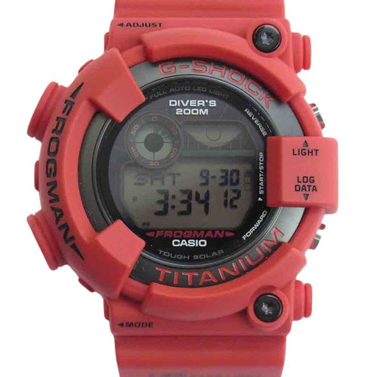 G-SHOCK ジーショック GW-8230NT-4JR 30周年記念モデル MASTER OF G -SEA FROGMAN フロッグマン ダイバーズ ウォッチ 腕時計 レッド系【新古品】【未使用】【中古】