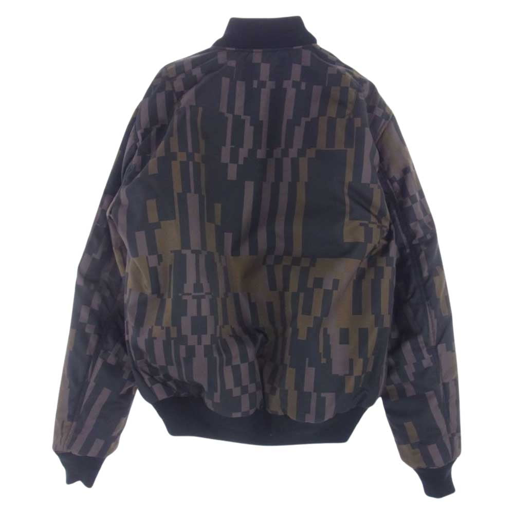 GIVENCHY ジバンシィ 15F 0601 615 リバーシブル フライト ボンバージャケット ブルゾン MA-1 ブラック系 50【美品】【中古】