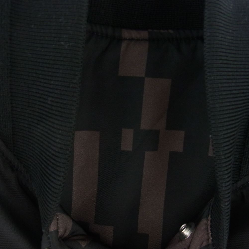 GIVENCHY ジバンシィ 15F 0601 615 リバーシブル フライト ボンバージャケット ブルゾン MA-1 ブラック系 50【美品】【中古】