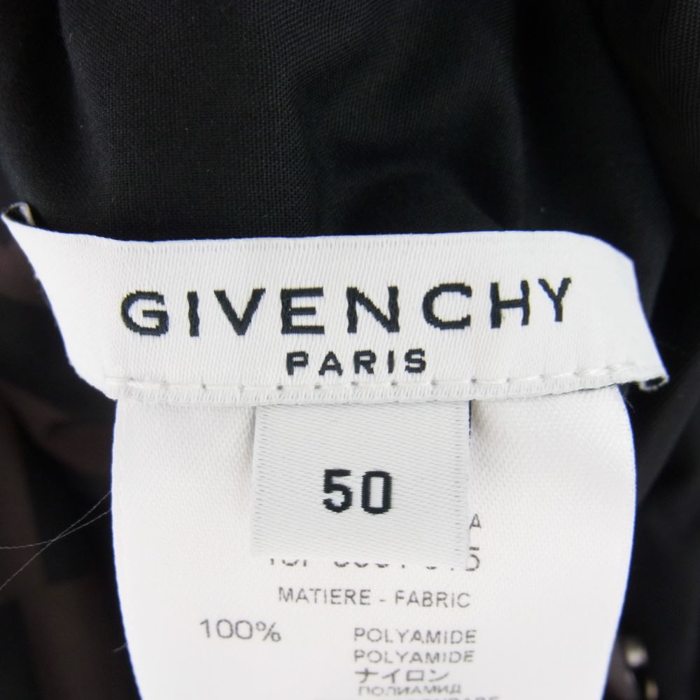 GIVENCHY ジバンシィ 15F 0601 615 リバーシブル フライト ボンバージャケット ブルゾン MA-1 ブラック系 50【美品】【中古】