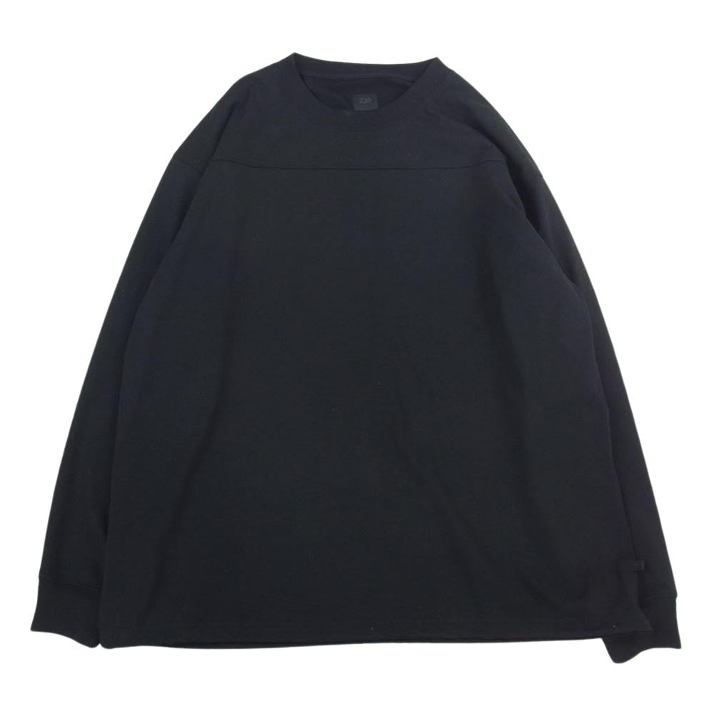 ダイワピア39 22SS BE-35022 TECH DRAWSTRING TEE L/S 裾ドローコード ヘビーウェイト フットボール テック 長袖 Tシャツ ロングスリーブ ロンＴ ブラック系 L【中古】