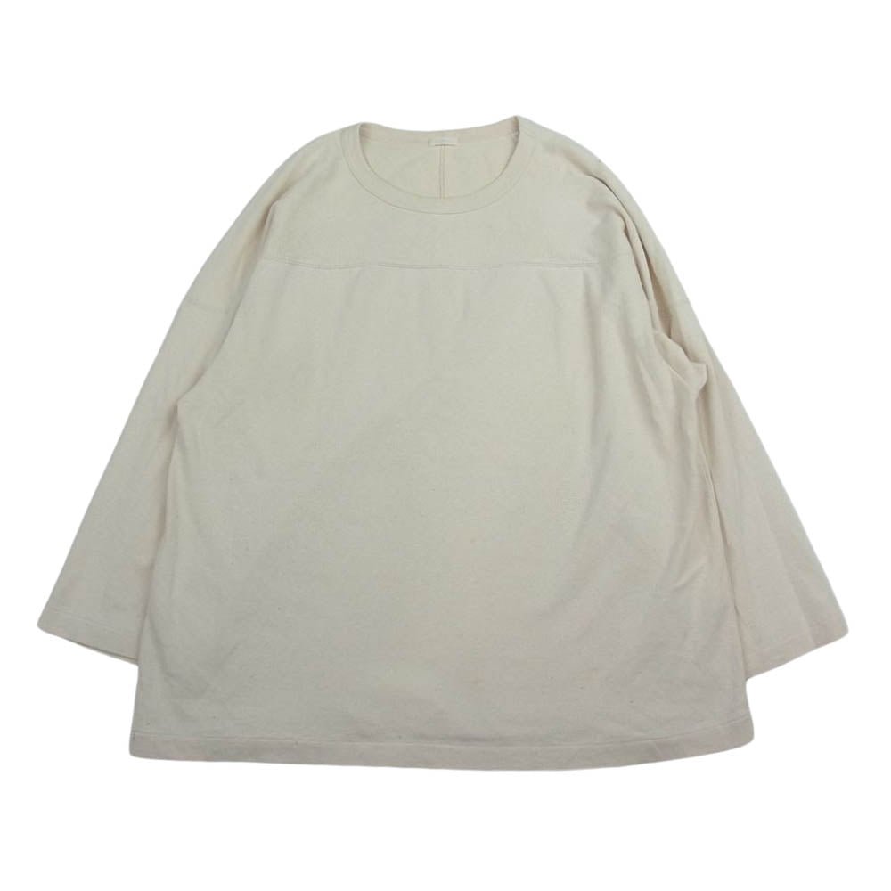 COMOLI コモリ 22SS V01-05005 フットボール Tシャツ ベージュ系 3【中古】