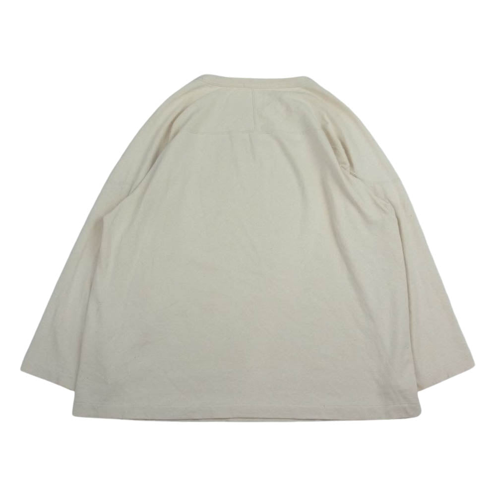 COMOLI コモリ 22SS V01-05005 フットボール Tシャツ ベージュ系 3【中古】